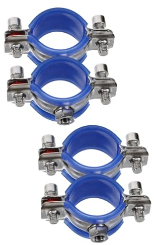OSALADI 4stücke Rohrschellen Einstellbare Klemmen Für Rohre Rostfrei Einfache Montage Vielseitig Einsetzbar Für Wasser Und Gasanwendungen