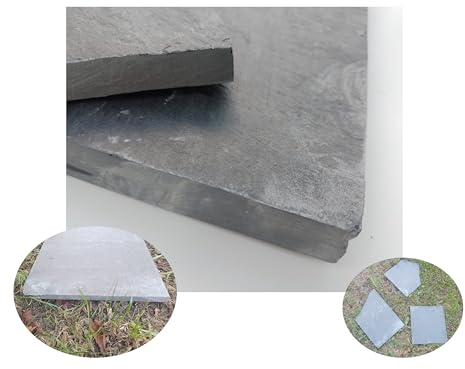 Schieferplatten 20kg 15cm bis 25cm Schiefer Steinplatten für Garten Naturstein Bruchsteinplatten Gartendeko Gehwegplatten Trittplatten Steinplatte Bruchplatten trittsteine für garten Rasenkantensteine