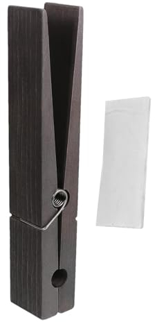 Molletta gigante porta asciugamani – Molletta da bucato jumbô, porta asciugamani in legno, gancio decorativo per asciugamani da bagno, clip giganti per vestiti da parete, mollette giganti in legno per