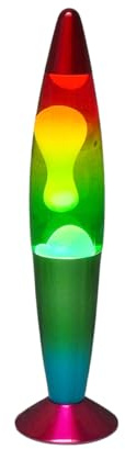 Trendi 16 Rainbow Lava Lamp – 40 cm Retro Decorative Mood Light with Moving Wax Sensory Glow for Bedrooms & Lounges