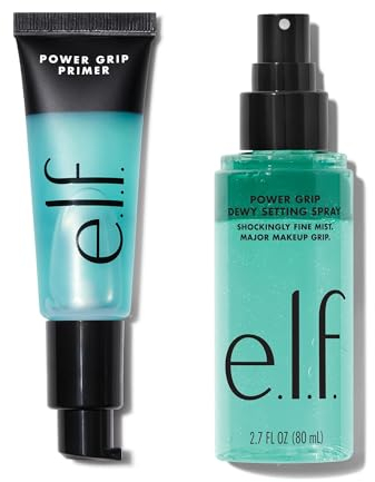 e.l.f. Power Grip Primer & Power Grip Setting Spray Duo, Set of 2