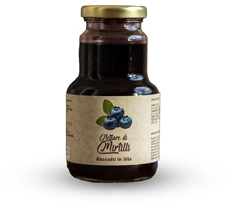 Nettare di Mirtilli 100% Naturale raccolti in Sila - 6 Vasetti per confezione