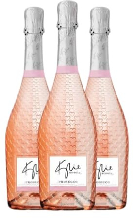 Minogue Rose Seco Prosecco 75 cl Vino rosado (Caja de 3 Botellas de 75 cl)