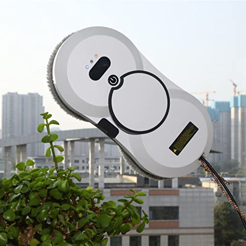 Window Cleaning Robot with Remote Control, Spray Function, 2800Pa Suction Power, 30Ml Water Tank for Smooth Surfaces - Window Robot