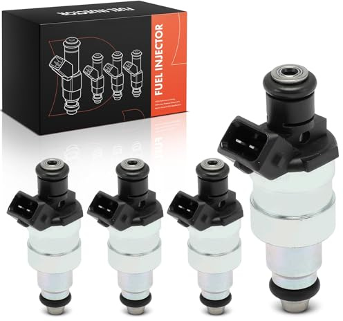Frankberg 4x Einspritzventil 2-Polig Benzin Replace# E4FZ9F593B | Kompatibel mit 3er E30 320 3er Cabriolet E30 M3 5er E28 M5 5er E34 535 6er E24 633 635 7er E23 732i 735i
