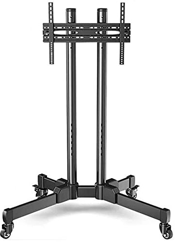 Supporto universale per TV con ruote per la maggior parte dei televisori da 32 65, include staffa di montaggio per schermi LED LCD al plasma piatti e curvi