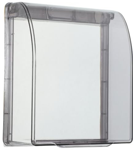 DIYEAH 2piezas Cubiertas Adhesivas Impermeables Para Enchufes De Baño Protector De Pared De Enchufe Resistente Al Agua Caja De Exterior Resistente Intemperie De Prueba De Salpicaduras