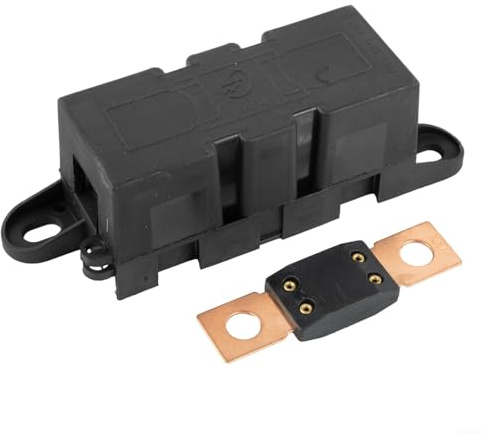 Für Mega-Sicherungshalter für Anwendungen mit hoher Ampere, perfekt für Autos und Boote, unterstützt 12 V und 24 V Systeme bis zu 500 A (200 A)