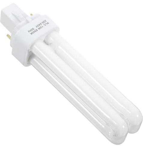 STOBAZA 4 Pezzi Lampadine Fluorescenti Pin Tubo Luce Bianca Fredda Energetico per Illuminazione Soffitto Bagno Facili da Installare e Resistenti