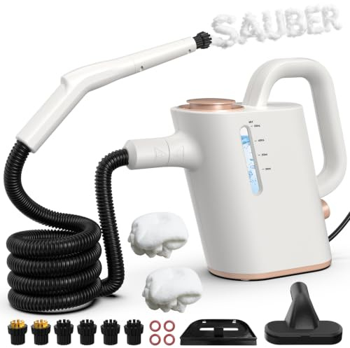 Ablemark Dampfreiniger Handgerät, 15 Sek. Aufheizzeit, 550 ml Wassertank