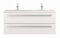 Meuble Bas pour Plan Vasque 120 cm de Large Meubles de Salle de Bain Sieper - fabriqués en Allemagne - déjà pré-assemblés (120, Blanc)