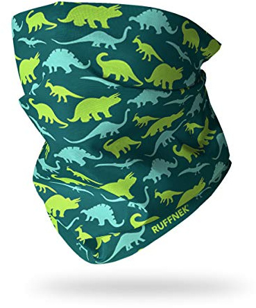 Ruffnek DINOSAURS Multifunctional tube scarf neck warmer snood - for Children/Adults - Unisex One Size