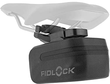 Fidlock Unisex – Erwachsene Push Saddle Bag 400 Fahrradtasche, Schwarz, 400ml