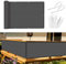 Sunnylaxx Frangivisto Balcone per Protezione 100x300 cm,Schermo Privacy,Recinzione Copertura per Privacy Balcone PES,per Balcone Giardino terrazza,con Occhielli e Fascetta,Antracite