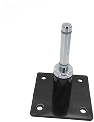 OFFSCH Fahnenhalter aus Aluminiumlegierung Metall Fahnenmasthalterungen mit Mastmontagehalterung für Balkongeländer Einfache Installation und Stabile Befestigung im Veranda