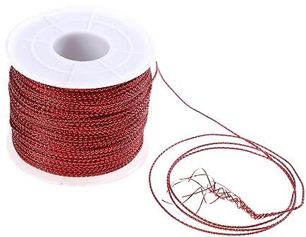 OSALADI Gold Thread Binding Ropes for Wrapping Candy Bags and Crafts Thin Rope for Diy Accessories Wrapping
