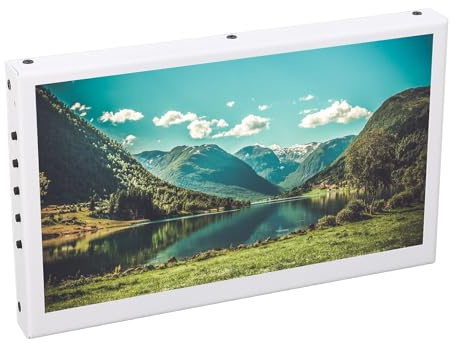 Display Touch Screen da 7 Pollici, Pannello TN, Doppi Altoparlanti IPS LCD Risoluzione HD 1024 X 600, Monitor Portatile per PC TV Laptop con, MicroUSB, Lega di Alluminio