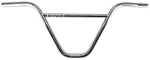 Eastern Bikes Throttle BMX Lenker - 100% Chromoly, hochfester, leichter Freestyle Lenker für Street, Park oder Dirt (Chrom, 9.5)