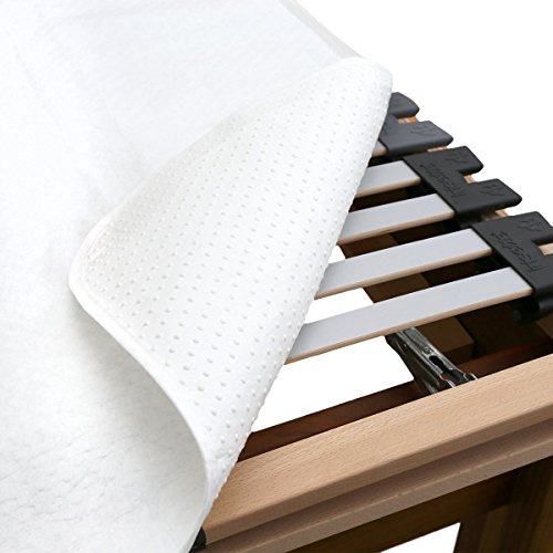 TRAUMSCHLAF Noppen Matratzenschoner · Lattenrostauflage · 100% Polyester Vlies mit Noppenstruktur · Schutz vor Abnutzung und Feuchtigkeitsstau · Waschbar bis 60°C · 80x200 cm