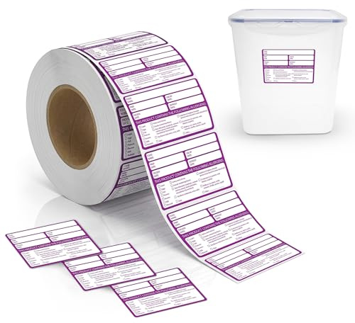 Etichetta Allergen Data Info Allergy Etichetta Allergy 500 per rotolo