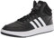 adidas Men's Hoops 3.0 Mid Basketball Shoe, Core Black/White/Grey Six, 9