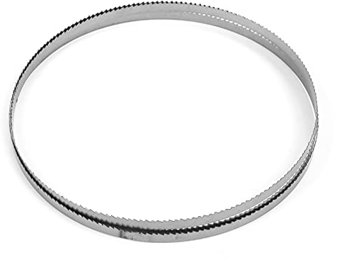 Hoja de sierra de cinta de dientes esmerilados, hojas de sierra de cinta para corte de madera, hoja de sierra de cinta 1400 6,35 mm-10 dientes portátil SK5 acero con resorte de carbono carpintería cor