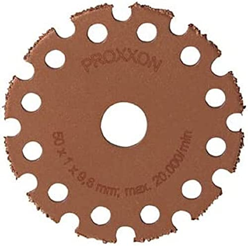 Proxxon 28556 Wolfram-Karbid-Trennscheibe, Ø 50 x 1,3 x 9,6 mm, für Langhals-Winkelschleifer LHW und LHW/A