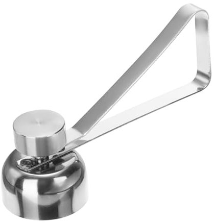 OUNONA Stainless Steel Egg Topper and Eggshell Cutter Portable Egg Opener Kitchen Gadget for Breakfast Cooking