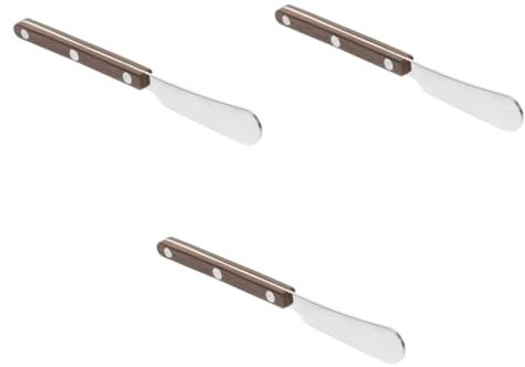 Amosfun 3St Buttermesser brotschneidemaschine Käsereibe Küchenutensil Käsemesser mit Griff Käse-Butter-Slicer Schaber Multifunktions-Käseverteiler Butterstreuer praktischer Honigspatel Abs