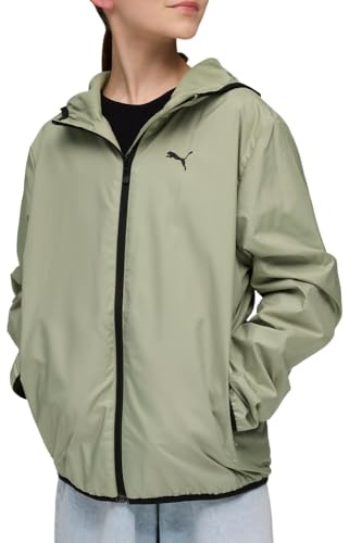 PUMA Giacca a vento unisex per bambini, foderata in pile, confezione da 1