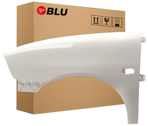 BLU Kotflügel Passend für Seat Ibiza Cordoba (6L - III 3. Generation) LB9A Links Weiss | 2002-2008 | Vorderseite Vorne | Lackiert | Einbaufertig