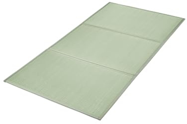 VEVOR Tatami en Jonc Naturel, Matelas Japonais Pliable de Taille Lit Double Standard, Tapis de Sol Japonais avec Support Antidérapant et Parfum Frais, Matelas Futon pour Dormir, Méditation, Yoga
