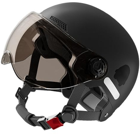 45–65 cm hochfester ABS-Fahrradhelm, verstellbar, Sporthelm mit Schutzbrille, Snowboard-Helme für Herren, Damen, Jugendliche, Uni, Skateboard, Roller, Radfahren, Skaten