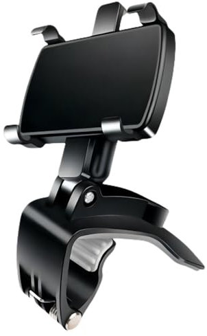 NUZIXINXW Supporto per cruscotto auto, girevole a 360 gradi, con impugnatura automatica, supporto fisso per telefono cellulare, supporto per cruscotto, nero, 61,5 * 44 * 59,5 cm