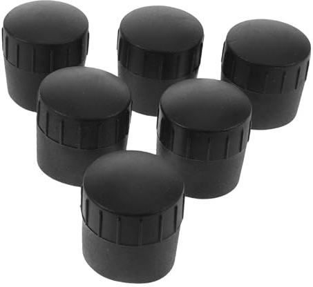 BESPORTBLE 6 Runde Mikrofonständer Fußkappen Aus Gummi 25mm Passend Vibrationsdämpfend Bodenschutz Für Mikrofonhalter Und Stative Studio Und Bühnengebrauch