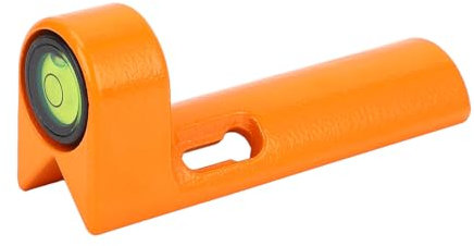 SEAFRONT Niveau à Bulle 7/8 Pouces en Alliage D'aluminium avec Poteau à Angle Droit, Niveaux de Règle de, Haute visibilité pour L'arpentage, Polyvalent pour Poteaux Circulaires et