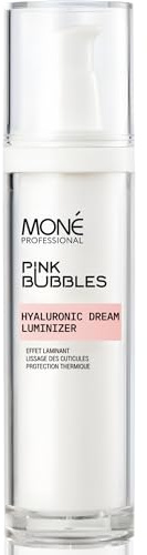 MONÉ PROFESSIONAL Hyaluronic Dream Luminizer - Siero per capelli, effetto laminante, super anti-crespo, per capelli secchi e danneggiati, protezione dal calore, cura fortificante