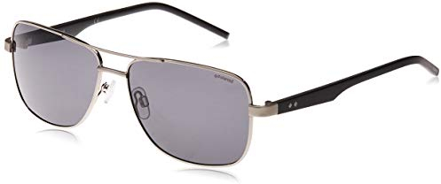 Polaroid Unisex PLD 2042/S Y2 FAE 59 Sonnenbrille, Schwarz (Ruthen Black/Grey)