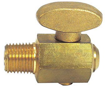 Nigo Industrial Co. Air Brake Air Tank Drain Cock Ground Plug Shutoff (1/4 NPT Male)