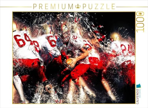 CALVENDO Puzzle American Football - so cool 1000 Teile Puzzle quer | Lege-Größe cm Foto-Puzzle für glückliche Stunden