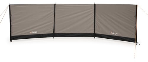 Vango Family Windbreak - PowerPlus Steel Poles, Fire Retardant Fabric, 4,000mm Waterproof Sentinel Active Plus Material, High Visibility Guylines for Camping, Beach