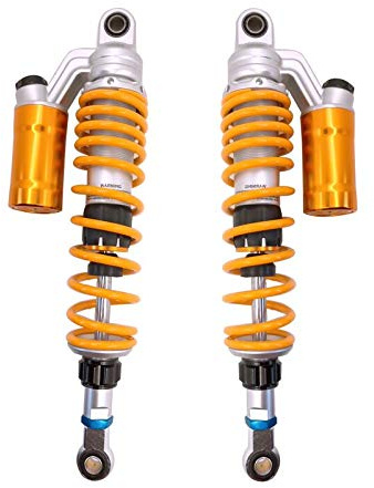 Hegeiisy 380mm/15 Amortiguación De Rebote Universal Muelle de 7mm Suspensión Trasera Amortiguadores De Aire MTB Motorcycle Para XL250 XL500 XL185