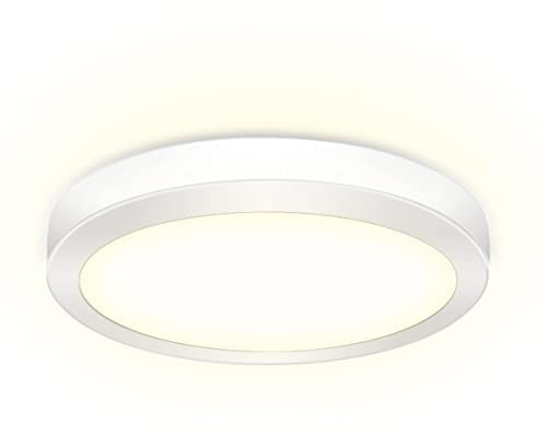 EXTRASTAR Plafon LED Techo 24W, Luz Blanca Natural 4200K, Lámpara LED Techo 2200Lm, Ø30cm para Sala de Estar, Cocina, Pasillo, Baño, Dormitorio, Estudio