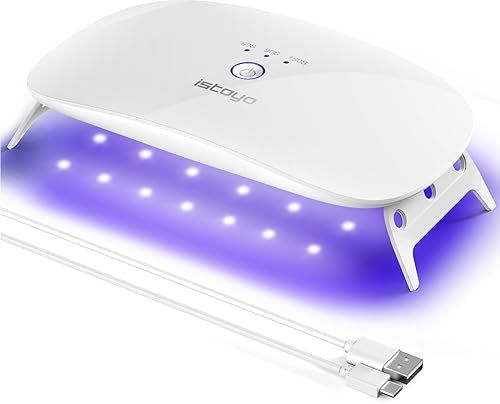 ISTOYO Großes UV-Licht mit doppelter Wellenlänge für Harzhärtung, tragbare Lampe für Schmuckherstellung, DIY-Handwerk, Harz-Kits und Lieferungen