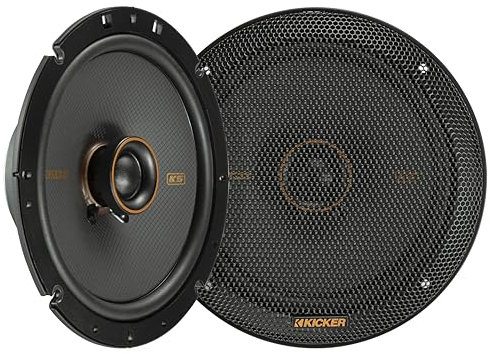 KICKER 51KSC6704 KS-Series 6.75 Coaxial Speakers with .75 tweeters, 4-Ohm, Pair