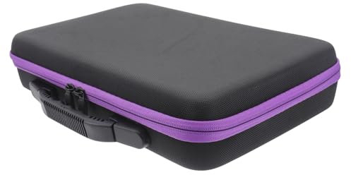 FRCOLOR Lot de 2 supports de transport pour huiles essentielles - Organisateur de voyage portable - Boîte d'emballage - Violet, lilas, Size 1