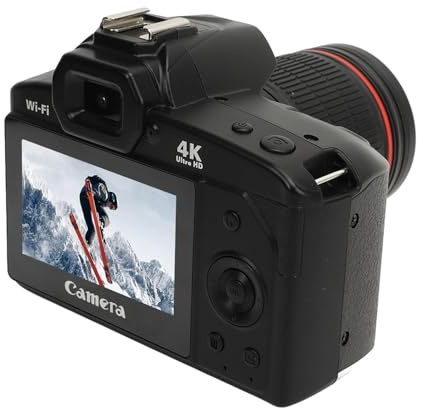 4K 64MP HD Nachtsicht-Digitalkamera, 3-Zoll-IPS-Farbdisplay, 16-facher Digitalzoom, 120-Grad-Weitwinkel, Nachtsichtaufnahmen, Schnelle Makroobjektivaufnahme, Akku mit Großer