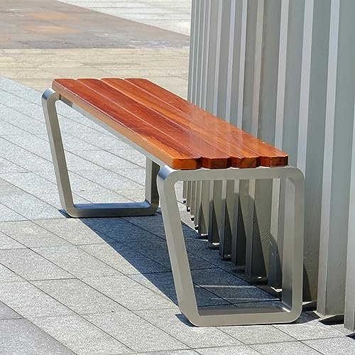SORVA Gartenbank für die Terrasse, Parkbank, Außenbank aus Metall, Park-/Terrassensitz mit Stahlrahmen, Zweisitzer-Sessel, ideal für draußen und drinnen, Bankstuhl mit Einer Tragkraft von 500 kg (