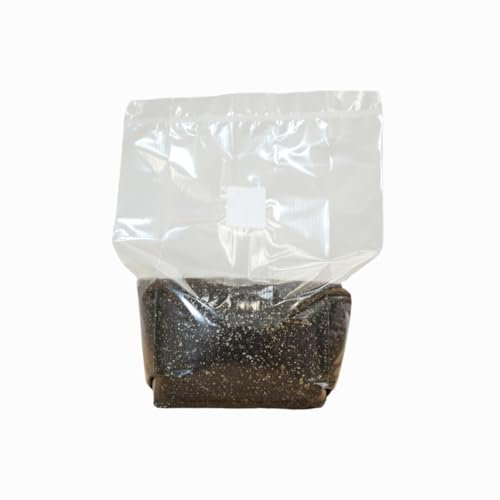 Martian Mushrooms Sterilised CVG Bulk Substrate Bag – Mushroom Grow Kit for Mushroom Spawn, Millet Grain & Monotub | Pre-Sterilised Coco Coir Vermiculite Gypsum for 2kg Fresh Mushroom Growing