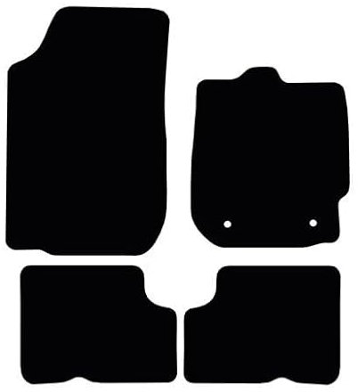 MatMajesty Tailored car mat for DACIA Duster 2010-2017- Premium quality -Custom Fit, Easy to Clean, All weather floor mats, Non-slip,set of 4 Pcs (Blue Trim, Standard Carpet)